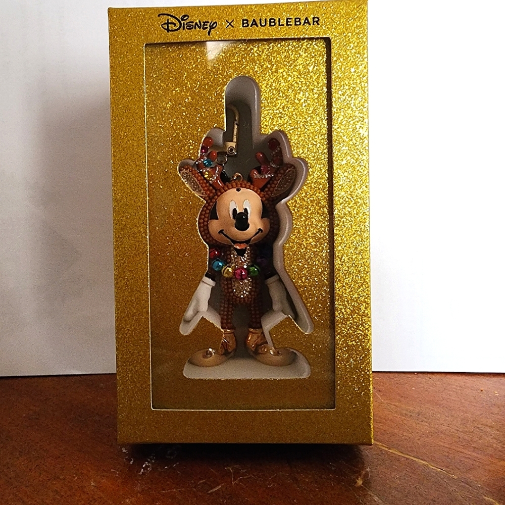 Baublebar reindeer Mickey Mouse bag charm